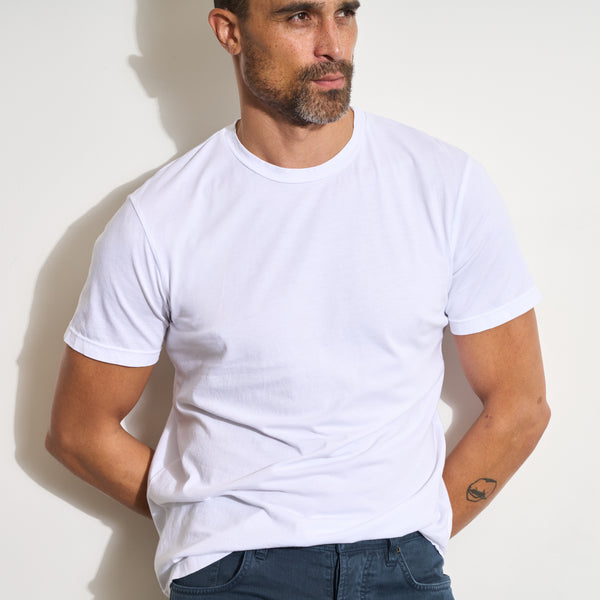 Mens Asher Standard Tee MKTP0002 White