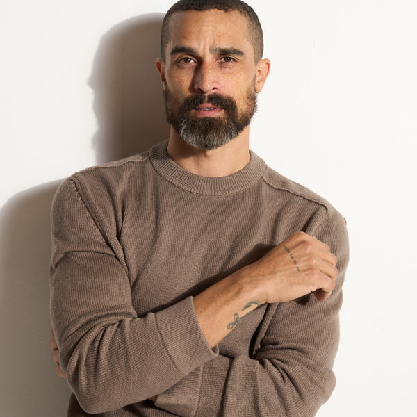 Wilder Raglan Sleeve Crew Neck Sweater