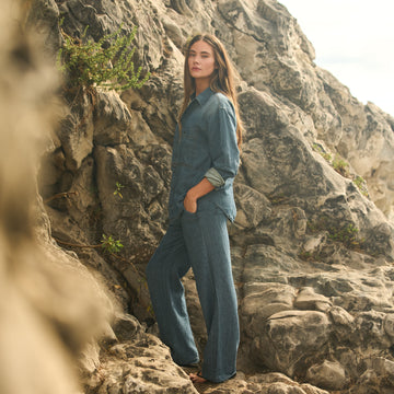 Womens Cameron Japanese Fluid Denim Pant