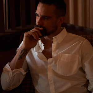 Mens Henrick Oxford Shirt MWTP0019 White