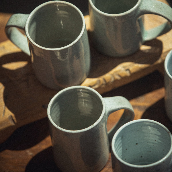 Home Noah Stoneware Mug HCDW0032 Gray Crackle Recycled