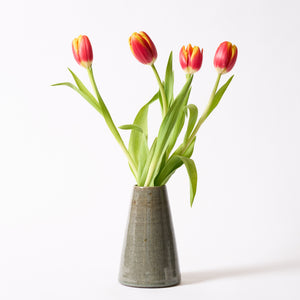 Home Noah Stoneware Bud Vase HSVA0058 Moss Crackle
