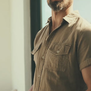 Leeds Cotton Gauze Short Sleeve Shirt