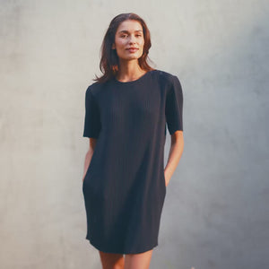 Alison Rib T-Shirt Dress