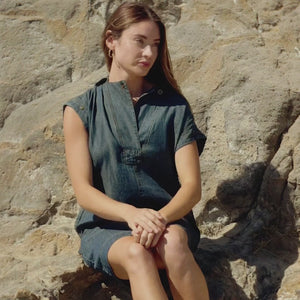 Blake Japanese Fluid Denim Dress