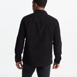 Mens Odessa Cord Field Jacket MWOW0002 Black