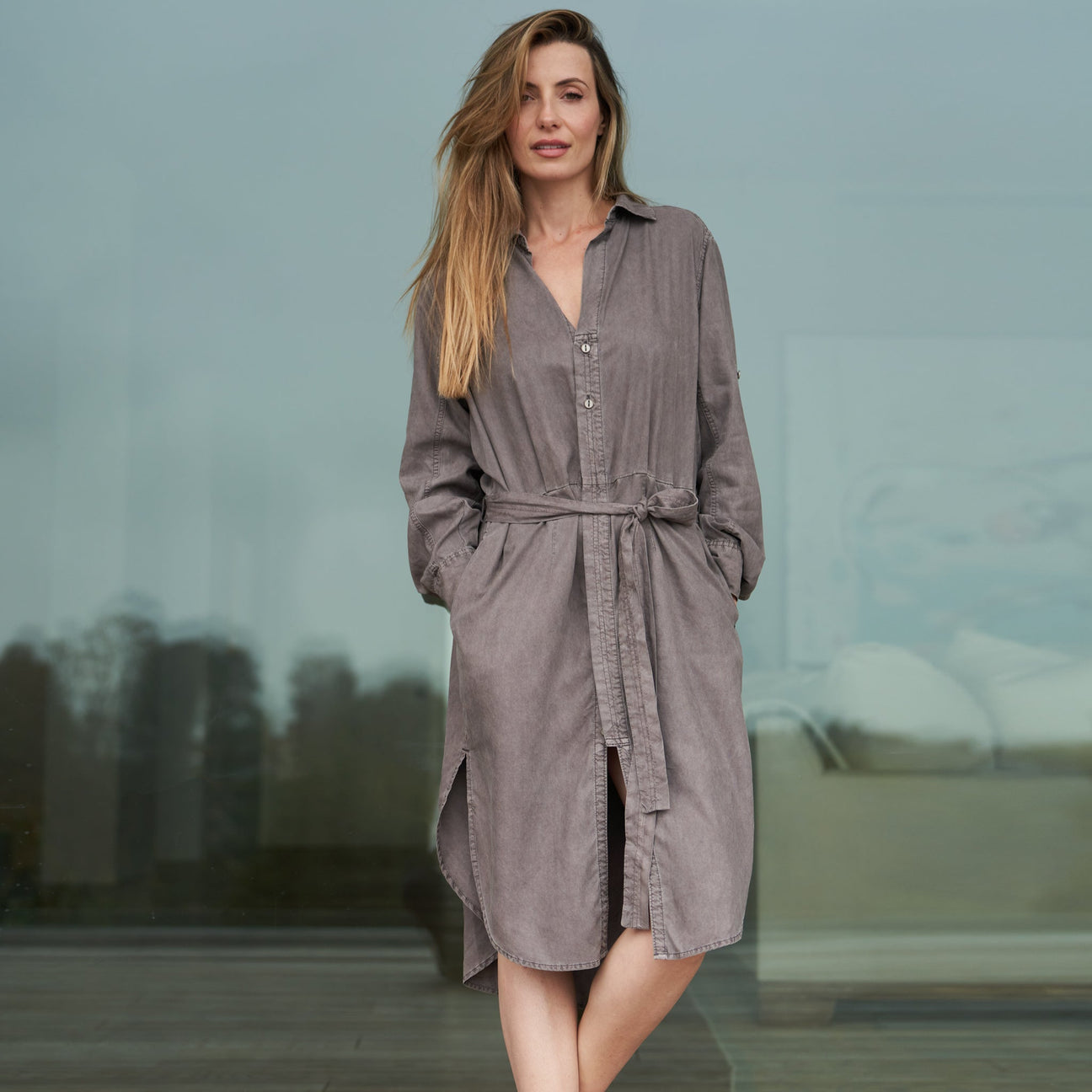 ana shirt dress The Ana Shirt Dress