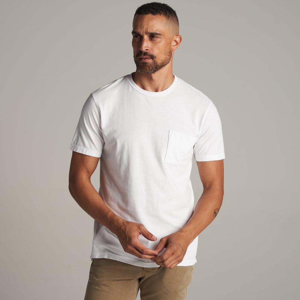 Mens Asher Pocket Tee MKTP0001 White
