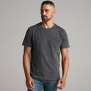 Mens Asher Pocket Tee MKTP0001 Faded Black