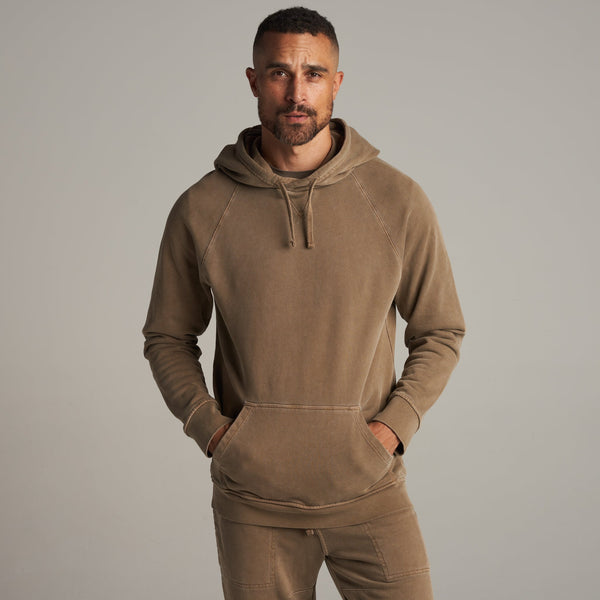 Mens Barton Terry Raglan Hoodie MKLT0002 Harvest