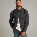 Mens Dillon Mid-Century Twill Bomber Jacket MWOW0004 Faded Black
