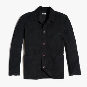 Mens Duncan Cord Chore Jacket MWOW0001 Black