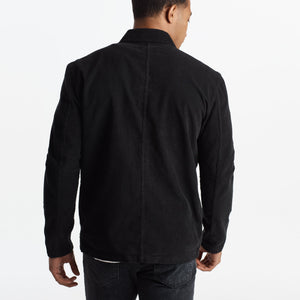 Mens Duncan Cord Chore Jacket MWOW0001 Black