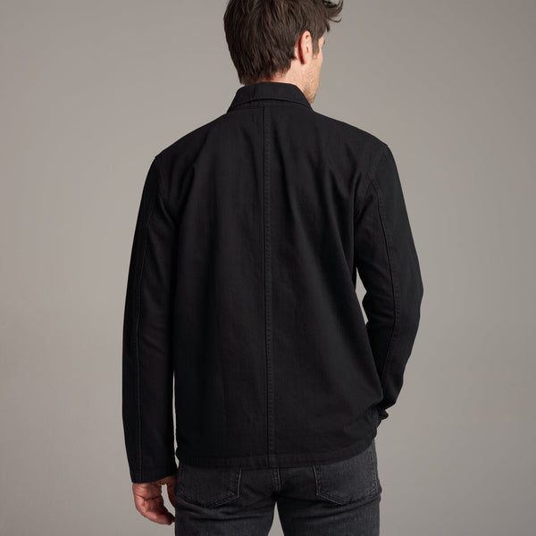 Mens Duncan Denim Chore Jacket MWOW0005 Black