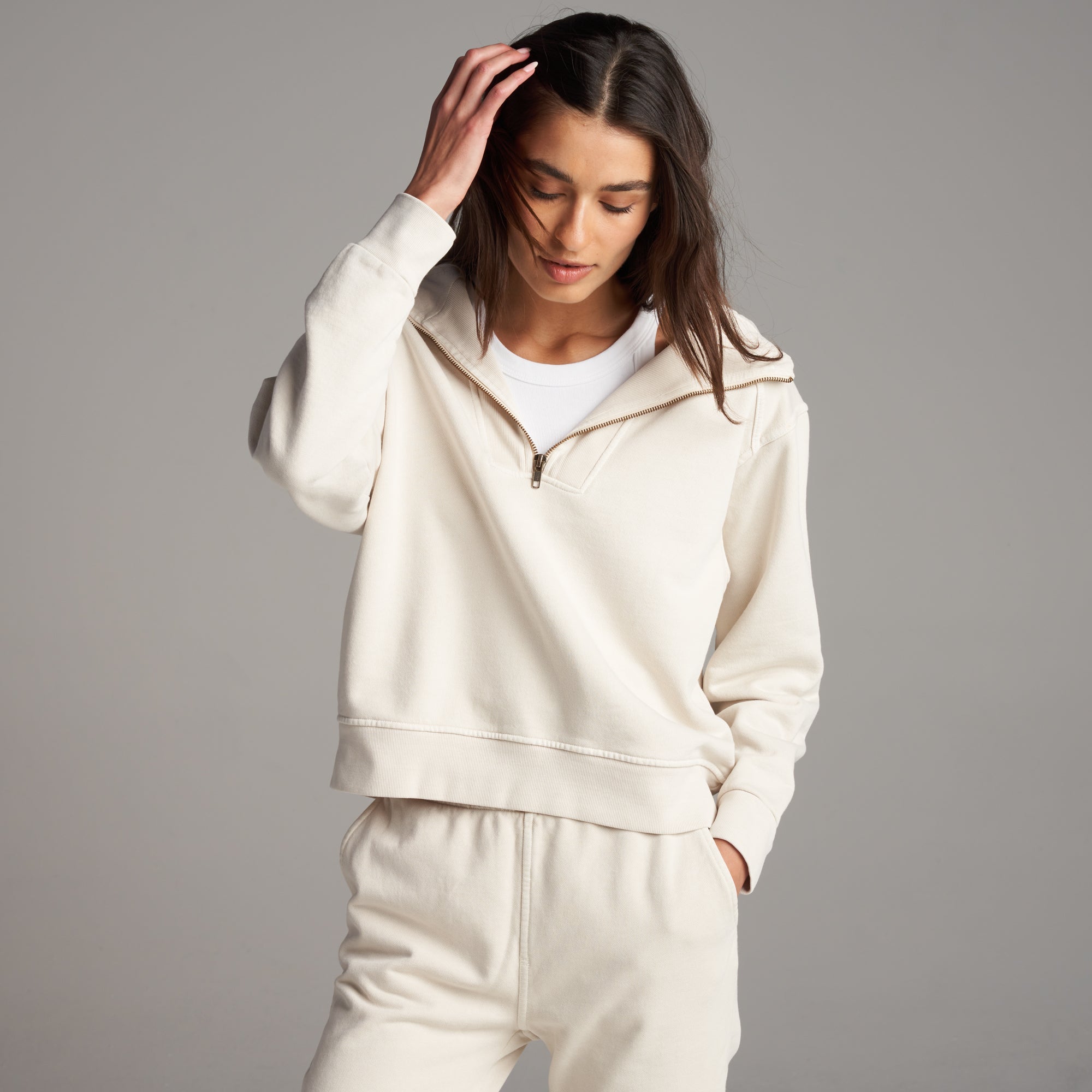 Josephine Quarter Zip Pullover Hoodie – Rowan