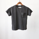 Kids Kids Asher Pocket Tee BKTP0001 Faded Black