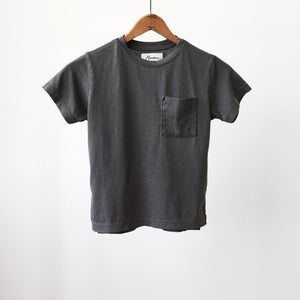 Kids Kids Asher Pocket Tee BKTP0001 Faded Black