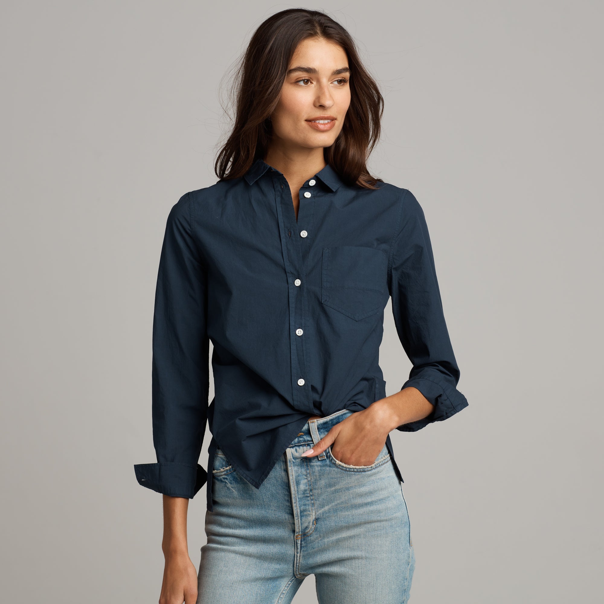 Monroe Poplin Shirt – Rowan