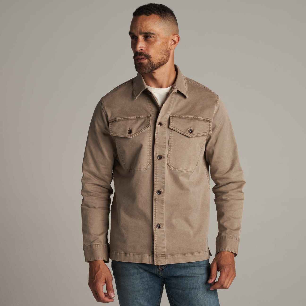 Odessa Mid-Century Twill Field Jacket – Rowan