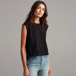 Womens Savannah Muscle Tank WKTP0009 Black