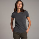 Womens Tyler Slub Tee WKTP0011 Faded Black