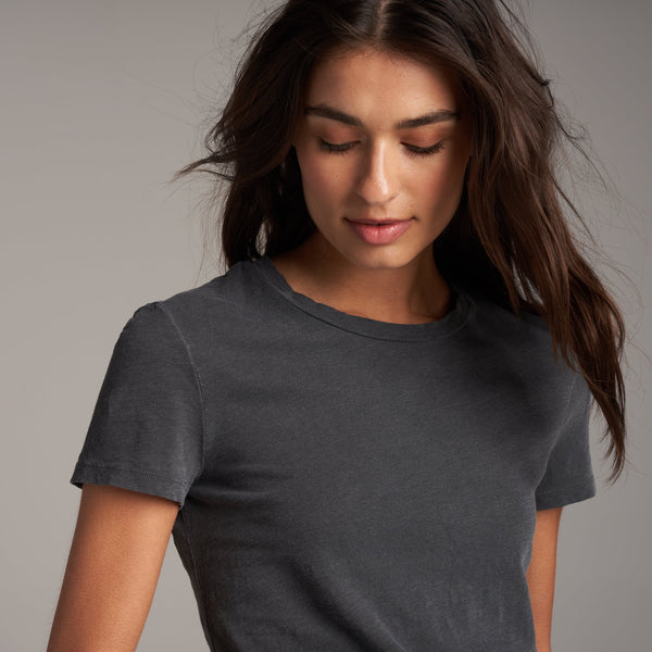 Womens Tyler Slub Tee WKTP0011 Faded Black